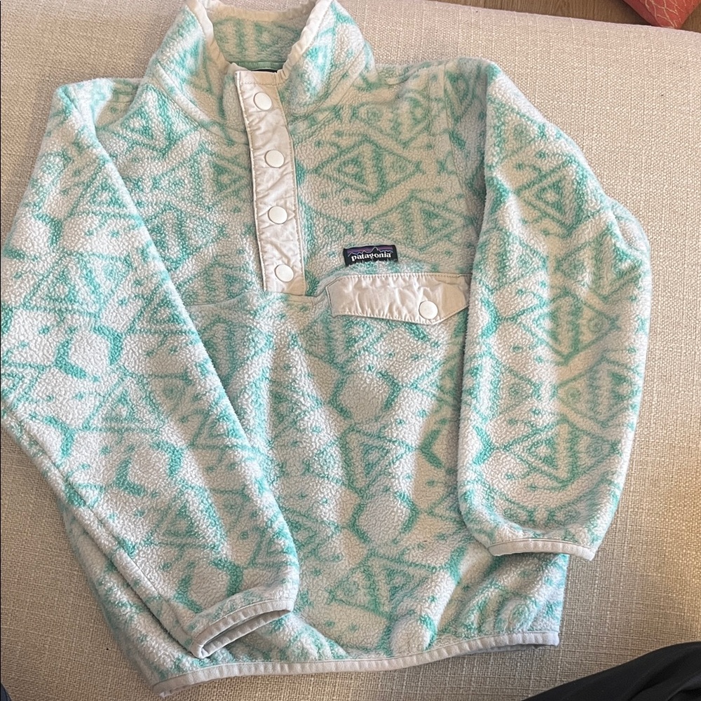 Patagonia | Synchilla Big Fish Snap T | Size XS (5-6)